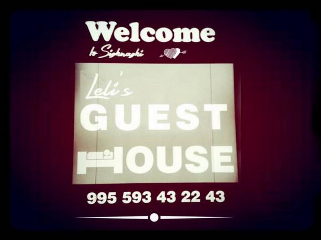 Lelis Guest House Sighnaghi Luaran gambar